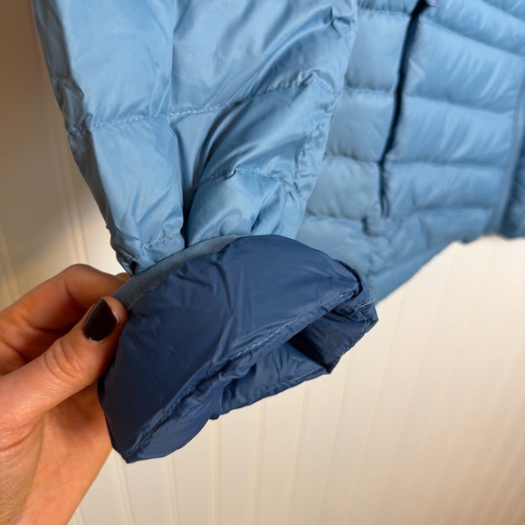 Lands’ End Womens Wanderweight Ultralight Packable Chevron Quilted Down Jacket M - Picture 6 of 13